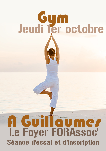 Affiche Gym Active 2020 21 FORA cours de gym active seniors